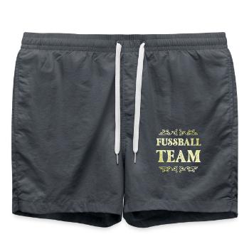 Équipe de football - Short de bain - charbon - Devant - AI Model Male 185 light (185cm)