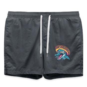 Dauphin Drôle Sombrero - Short de bain - charbon - Devant - AI Model Male 185 light (185cm)