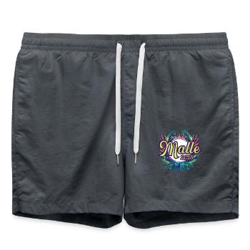 Malle 2025 Team - Swim Trunks - anthracite - Front - AI Model Male 185 light (185cm)