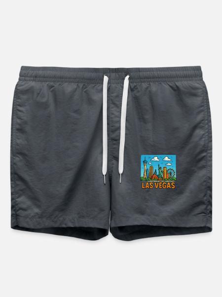 las vegas stadt - Badeshorts - Anthrazit