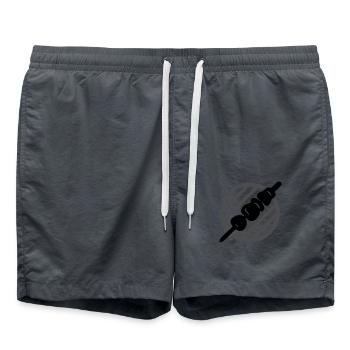 Grillades de kebab - Short de bain - charbon - Devant - AI Model Male 185 light (185cm)