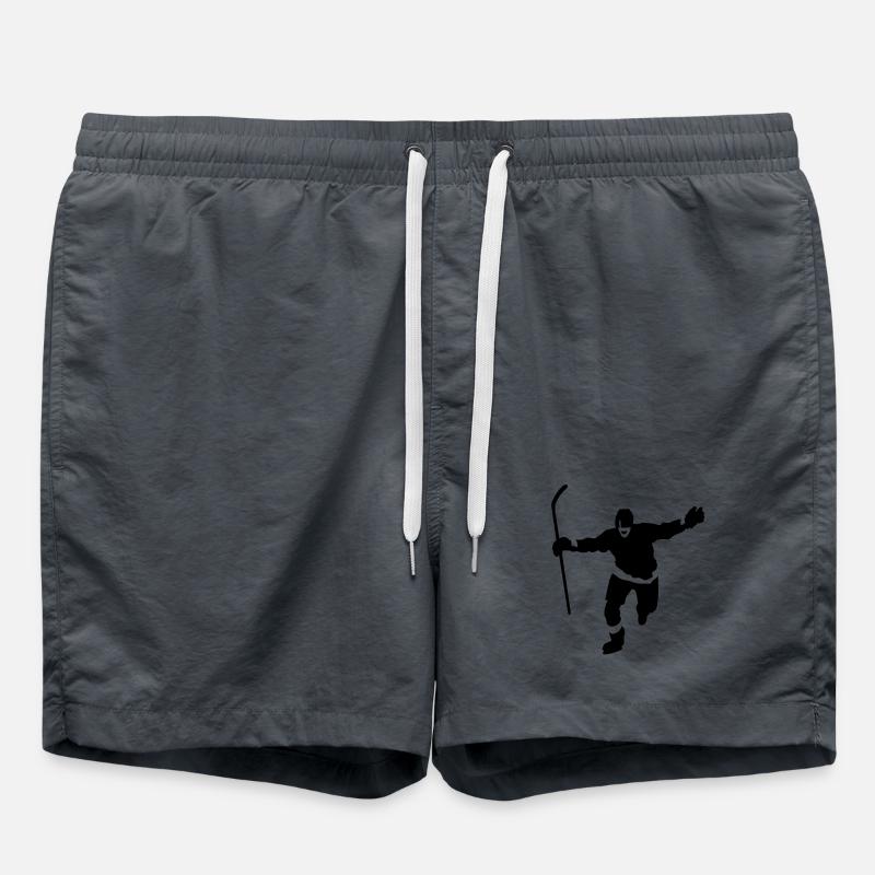 eishockey_2 - Short de bain - charbon