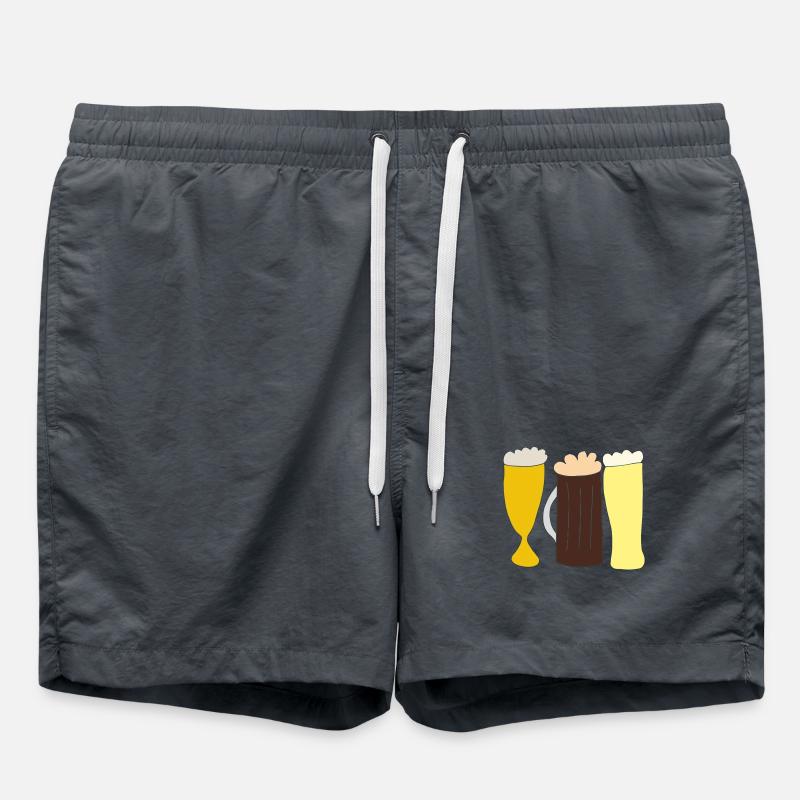Bières - Short de bain - charbon