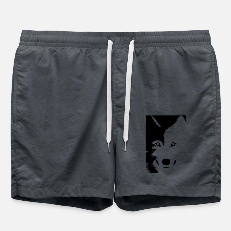 wolf - Swim Trunks - anthracite