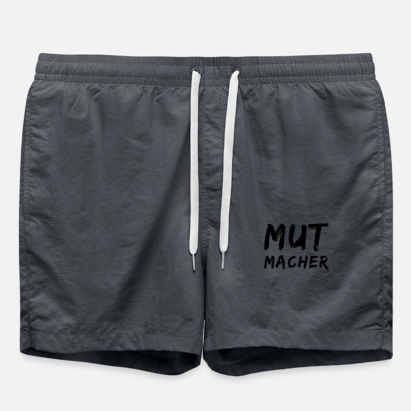 der Mutmacher - Badeshorts - Anthrazit