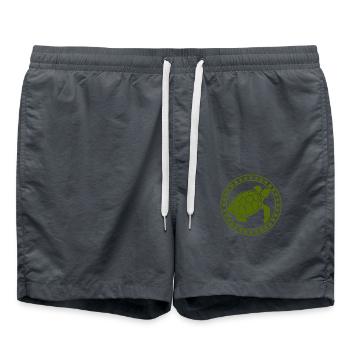 Turtle / Reptile - Reptile - Swim Trunks - anthracite - Front - AI Model Male 185 light (185cm)