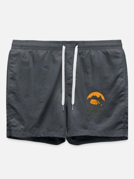 Je peux pas j'ai Bivouac3 - Short de bain - charbon