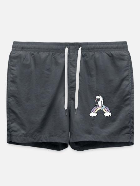 Weinhorn - Swim Trunks - anthracite