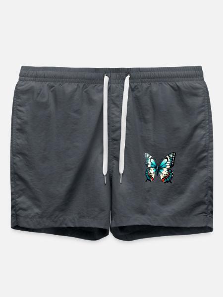 Kawaii Butterfly - Swim Trunks - anthracite