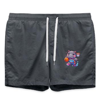 Hyppo - Badeshorts - Anthrazit - Vorne - AI Model Male 185 light (185cm)