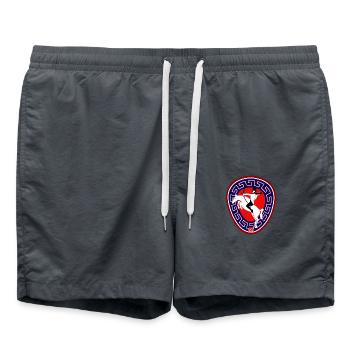 Cupid - Archer of Heaven and Hearts - Swim Trunks - anthracite - Front - AI Model Male 185 light (185cm)