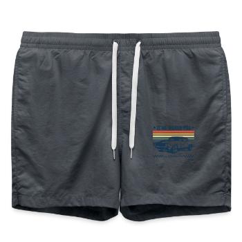 Je ne vieillis pas, je prends de la valeur - Short de bain - charbon - Devant - AI Model Male 185 light (185cm)