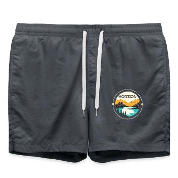 Horizon by Morgan & Hamilton - Badeshorts - Anthrazit - Vorne - AI Model Male 185 light (185cm)