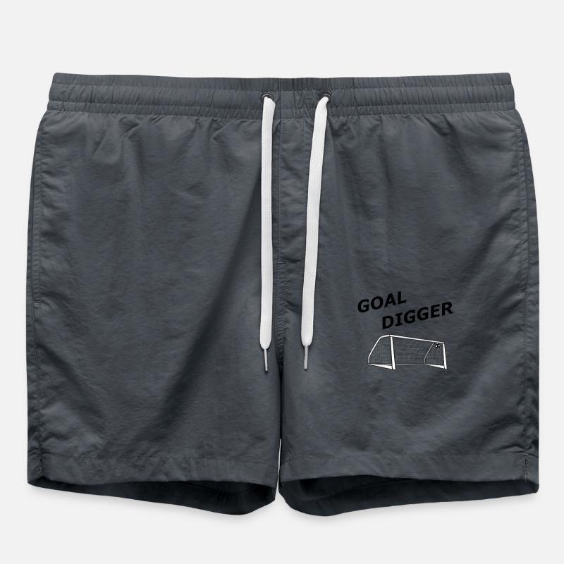 Goal Digger - Swim Trunks - anthracite