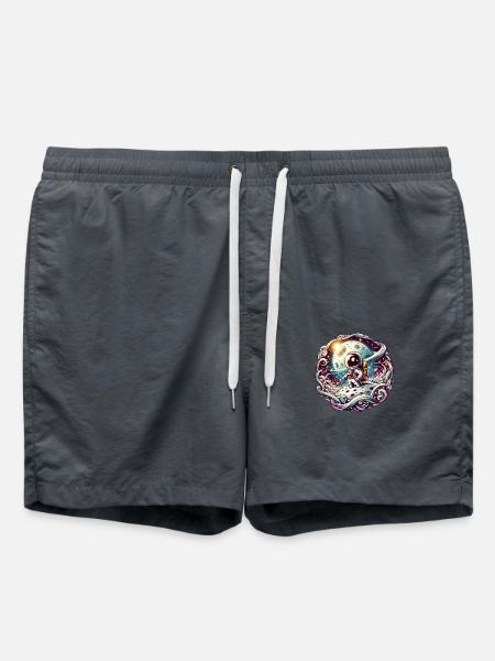 Cosmic Voyager - Swim Trunks - anthracite