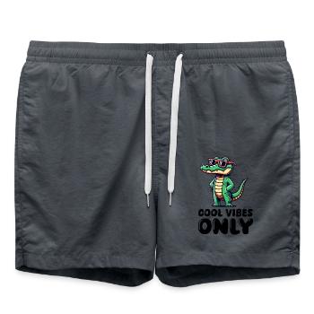 Crocodile Cool - Short de bain - charbon - Devant - AI Model Male 185 light (185cm)