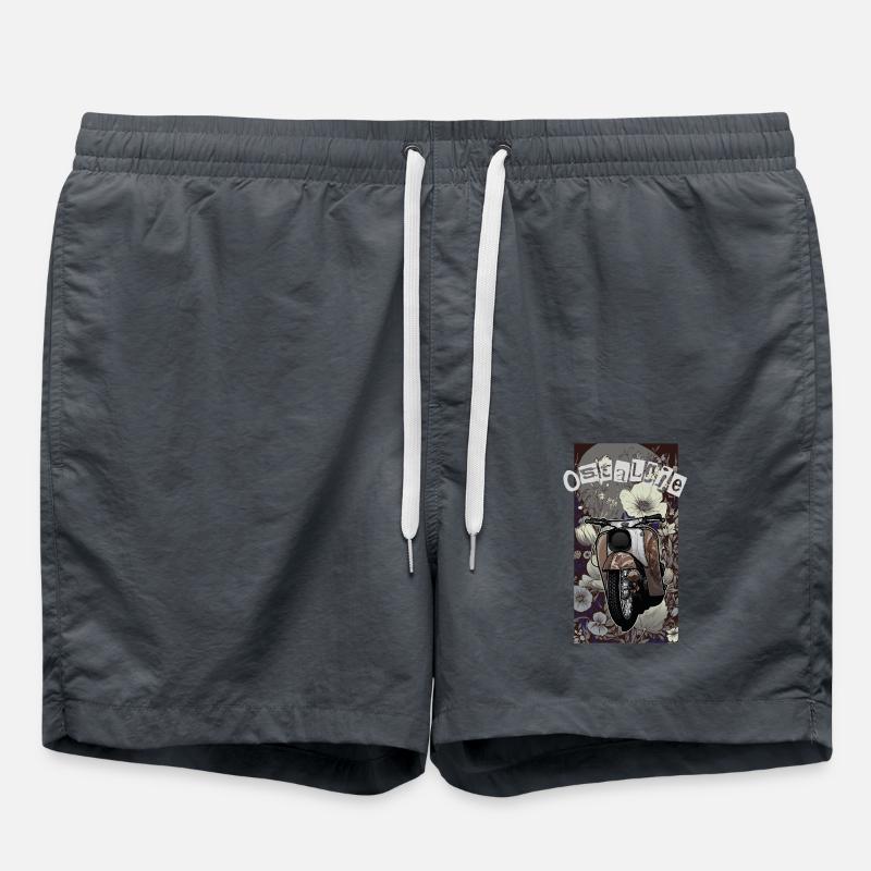 Schwalbe Tuning (brown / rust) // Illustration - Swim Trunks - anthracite