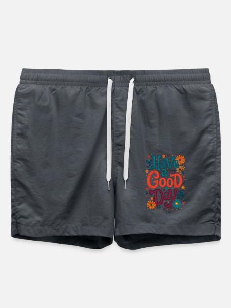 Have A Good Day - Swim Trunks - anthracite