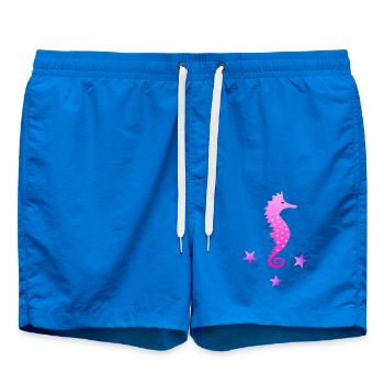 Hippocampe rose Rat d’eau Badge de natation - Short de bain - cobalt blue - Devant