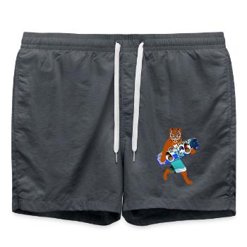 Kitesurf 6 - Short de bain - charbon - Devant - AI Model Male 185 light (185cm)