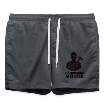 Maître artisan - Short de bain - charbon - Devant - AI Model Male 185 light (185cm)