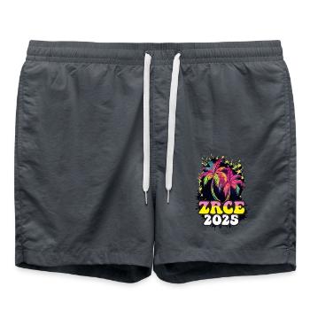 Zrce 2025 Palmiers de Noël - Short de bain - charbon - Devant - AI Model Male 185 light (185cm)