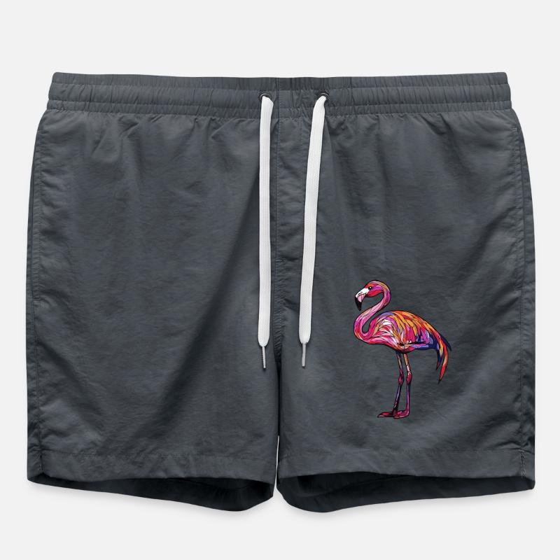 Flamingo - Badeshorts - Anthrazit
