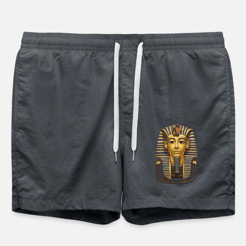 Tutankhamun mask - Swim Trunks - anthracite