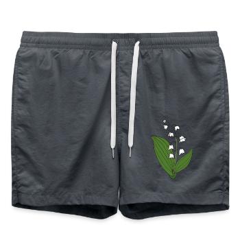 Muguet - Short de bain - charbon - Devant - AI Model Male 185 light (185cm)