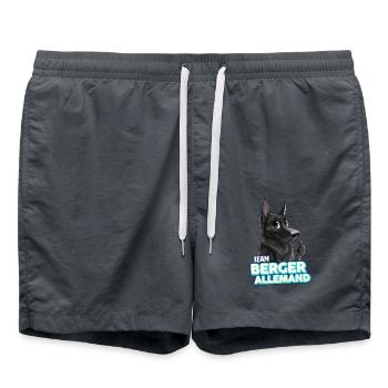 TEAM German Shepherd - Black - Swim Trunks - anthracite - Front - AI Model Male 185 light (185cm)