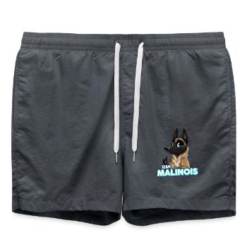TEAM Malinois - Short de bain - charbon - Devant - AI Model Male 185 light (185cm)
