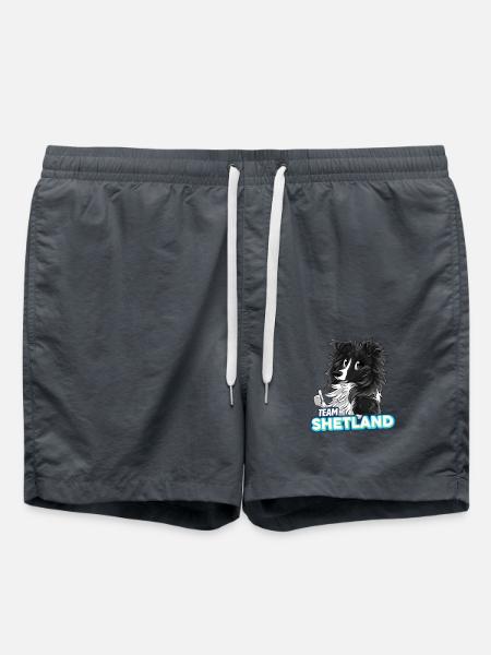 TEAM Shetland - Black Two-Tone - Swim Trunks - anthracite