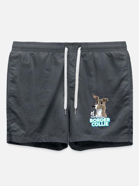 TEAM Border Collie Shorthair - Lilac - Swim Trunks - anthracite