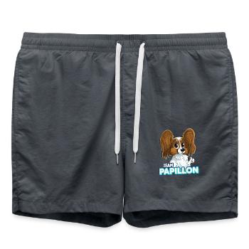 TEAM Schmetterling - Rehkitz - Badeshorts - Anthrazit - Vorne - AI Model Male 185 light (185cm)