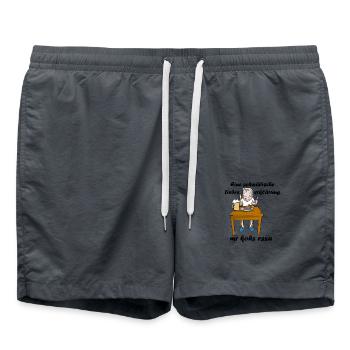 Eine schwäbische Liebeserklärung - Badeshorts - Anthrazit - Vorne - AI Model Male 185 light (185cm)