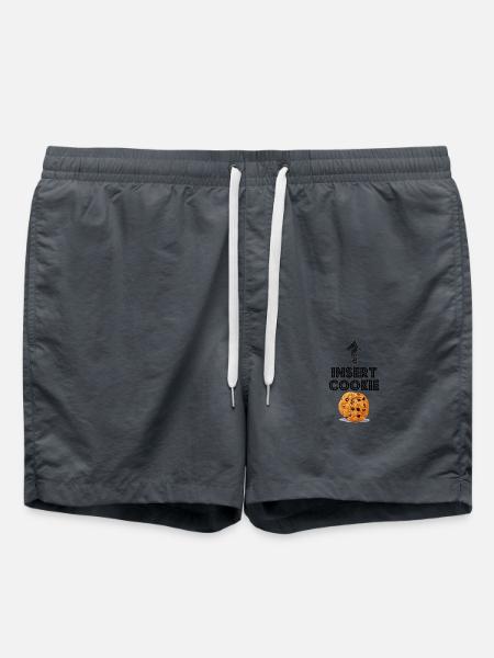 Insert cookie biscuit shirt - Swim Trunks - anthracite
