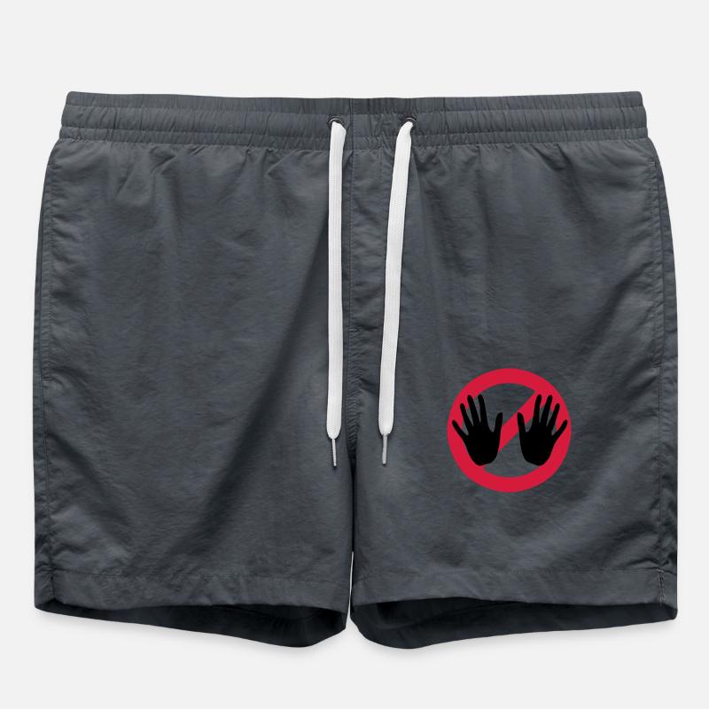 Don't touch - Swim Trunks - anthracite