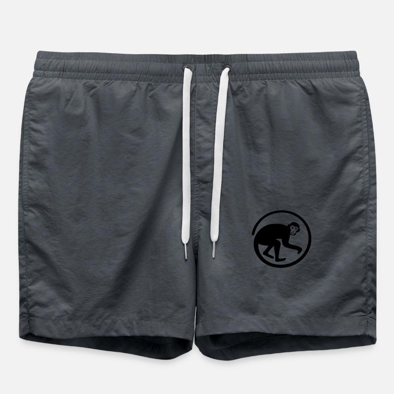 Affe - Badeshorts - Anthrazit