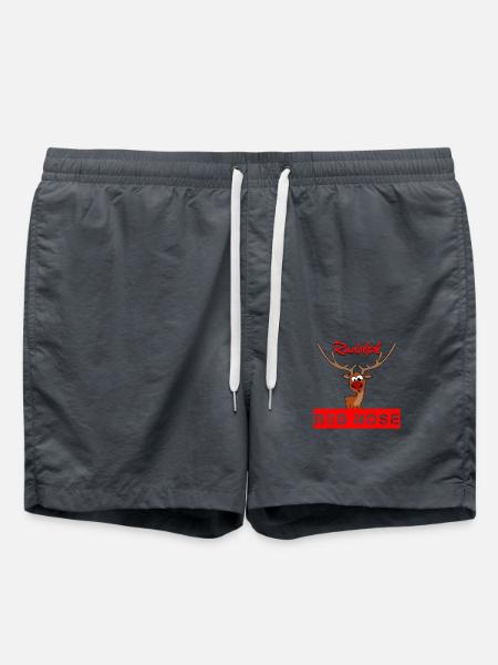 Rudolph and the red nose...Rudof und die rote Nase - Badeshorts - Anthrazit