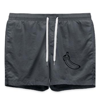 feiern party spass sonnenbrille kopfhoerer dj cool - Badeshorts - Anthrazit - Vorne - AI Model Male 185 light (185cm)
