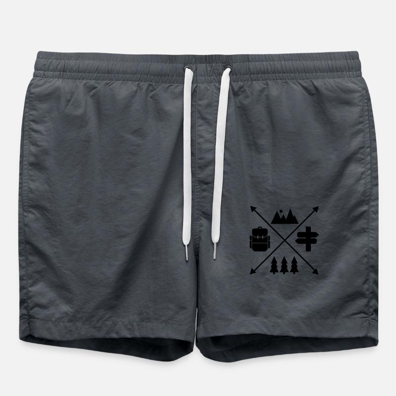 wander - Swim Trunks - anthracite
