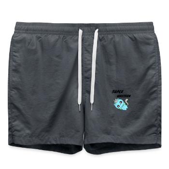 super unicorn cat unicorn cat - Swim Trunks - anthracite - Front - AI Model Male 185 light (185cm)
