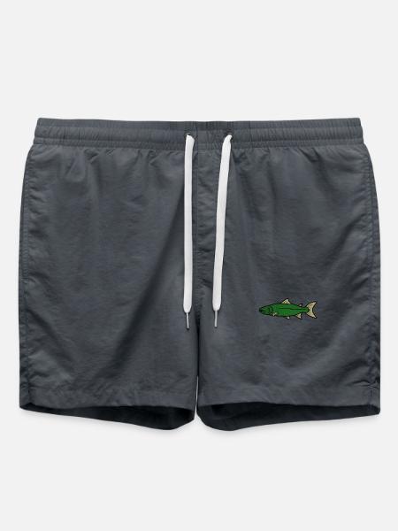 poisson - Short de bain - charbon