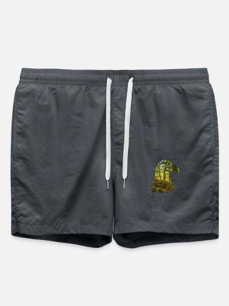 Wald Adler - Badeshorts - Anthrazit