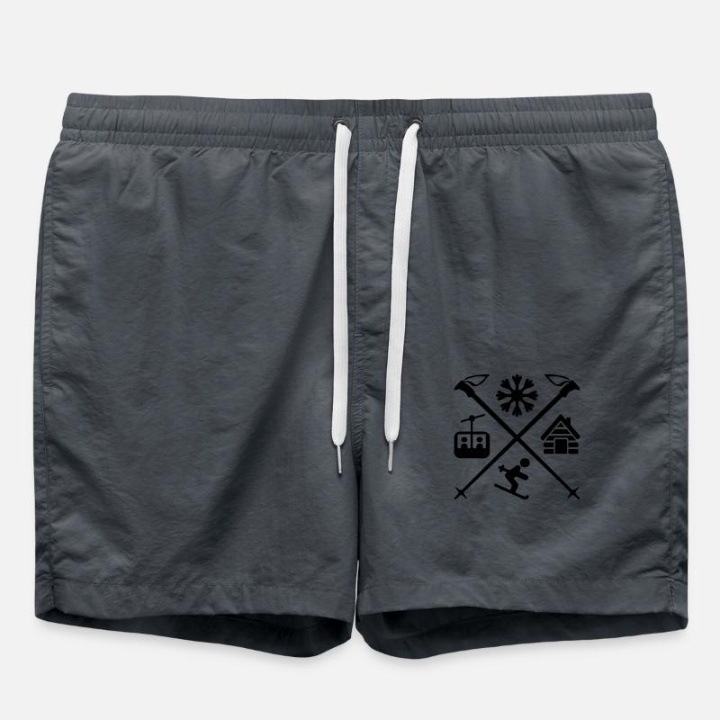 Ski - Badeshorts - Anthrazit
