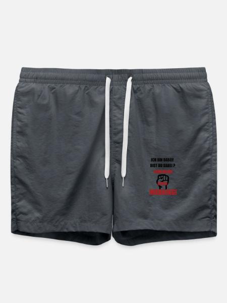 Gemeinsam Gegen Mobbing s - Badeshorts - Anthrazit