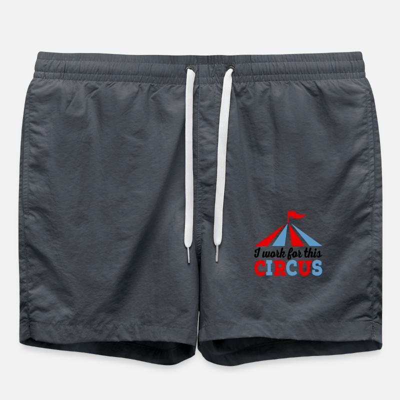 Zirkus - Badeshorts - Anthrazit