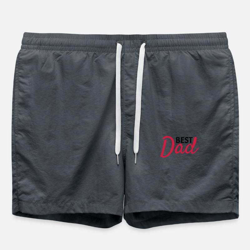 Best Dad - Swim Trunks - anthracite