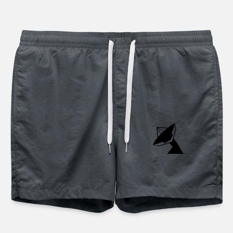 satellite - Swim Trunks - anthracite