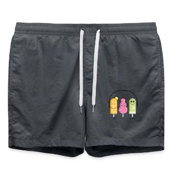 Glace - Short de bain - charbon - Devant - AI Model Male 185 light (185cm)